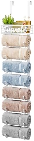 HapiRm Towel Racks for Bathroom Storage by HapiRm