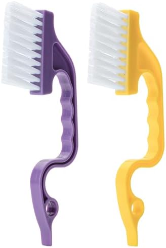 Slick- Window Track Cleaning Brush, 2 Pack, Built-in Scraper, Window Track by SlickSolutions
