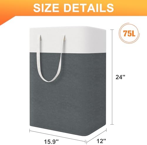 TasticTotes Laundry Basket 3-Pack, Laundry Hamper - Image 2