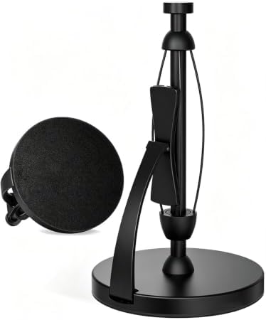 VEHHE Black Paper Towel Holder Countertop, One Hand Tear, EVA Weighted Base by VEHHE