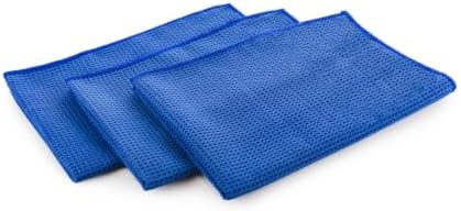 The Rag Company Waffle-Weave Microfiber Drying & Glass Towel | Ultra Absorbent by TheRagCompany