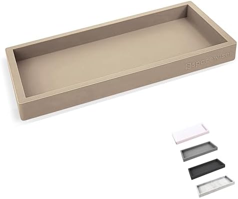 Spacewiser Countertop & Vanity Silicone Tray by Spacewiser