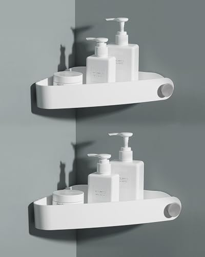 Sotfamily Plastic Shower Caddy Corner, 2 Pack by Sotfamily