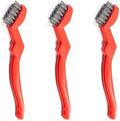 GOLDEN SMILE 3-Pack 7" Stainless Steel Wire Brushes by GOLDENSMILE