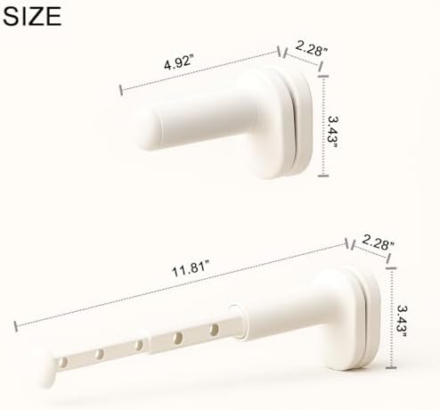 Portable Travel Clothes Drying Rack, Clamp-On No-Drill Hanger - Image 3