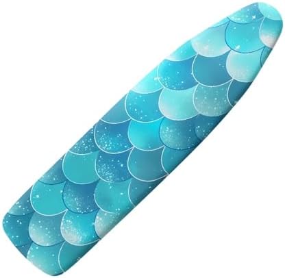 Mermaid Thick Padding Ironing Board Covers Durable Stain Resistant Hook and by Darisoco