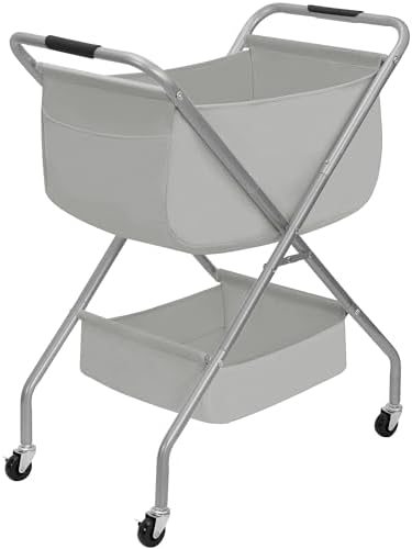 STORAGE MANIAC Collapsible Laundry Cart by STORAGEMANIAC