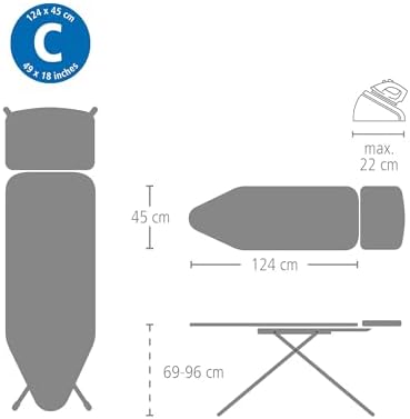 Brabantia Replacement Ironing Board Cover | All-in-One Set | Fits XL Comfort - Image 4