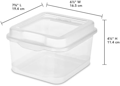 Sterilite FlipTop, Stackable Small Storage Bin - Image 3