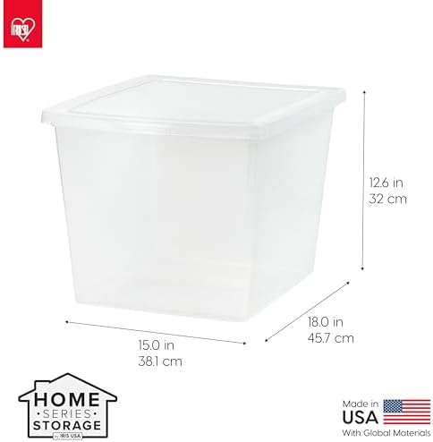 IRIS USA 4-Pack 36 Qt Storage Bins - Image 2