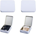 2Pcs Portable Travel Cotton Pad Holder, Bathroom Vanity Organizer by LIGHUFEIC