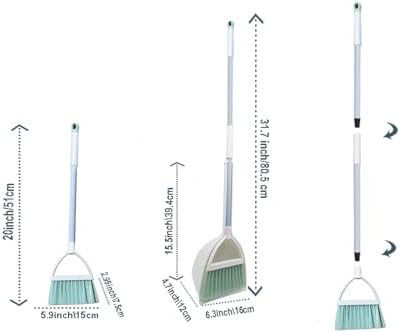 Mini Broom with Dustpan for Kids, Little Housekeeping Helper Set - Image 3