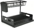 2-Tier Under Sink Organizer, Pull-Out Sliding Drawer, Heavy Duty Metal Storage by Unknown