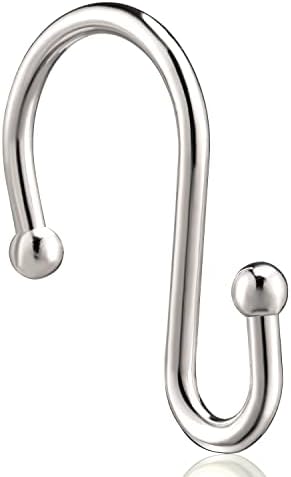 Nickel Shower Curtain Hooks, Rust Proof Shower Curtain Rings - Image 7
