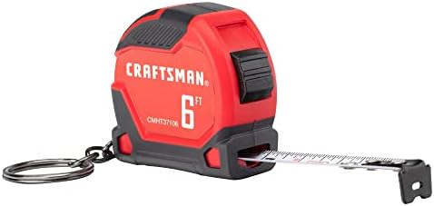 CRAFTSMAN Keychain Tape Measure, 6 FT by CRAFTSMAN
