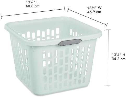 Sterilite Laundry Basket, Plastic Clothes Hamper, 24 Pack - Image 3