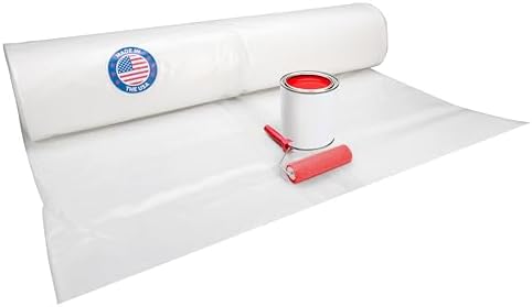 IDL Packaging Clear 6 mil Construction Plastic Sheeting by IDLPackaging
