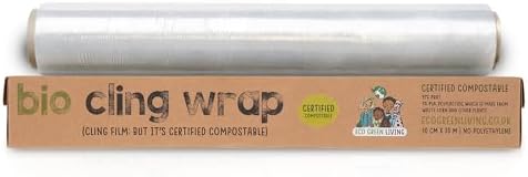 Eco Green Living Biodegradable Cling Film Bio Cling Wrap 100% Compostable by EcoGreenLiving