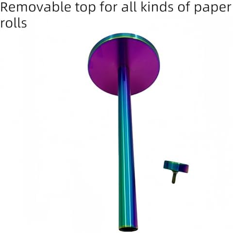 Stainless Steel Paper Towel Holder Countertop, Rainbow Kitchen Roll Holder Stand - Image 6