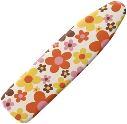 Flower Ironing Board Cover and Pad Resist Scorching Cover by Psesaysky