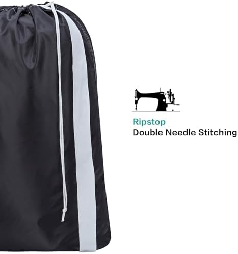 HOMEST XL Laundry Bag with Strap, Clothes Organizer - Image 4