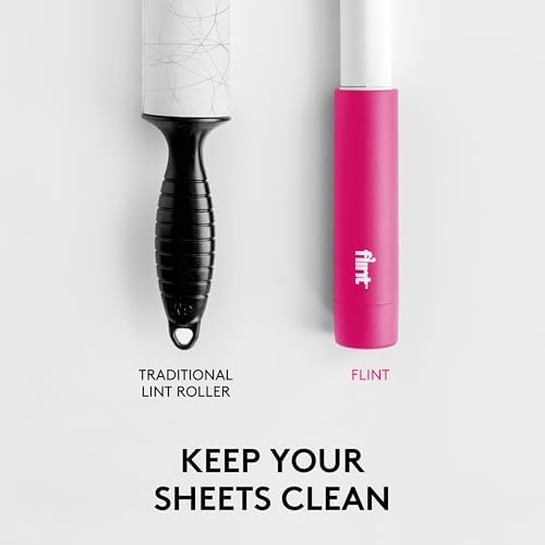 Flint Classic Pink Retractable Mini Lint Roller - Image 6