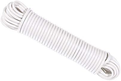 West Coast Paracord Plastic Clothesline – 5/32 inch or 7/32 Inch – White by WestCoastParacord