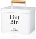Modern Farmhouse Lint Bin for Laundry Room Decor and Accessories by Simplation-LiveOrganizedStayHappy