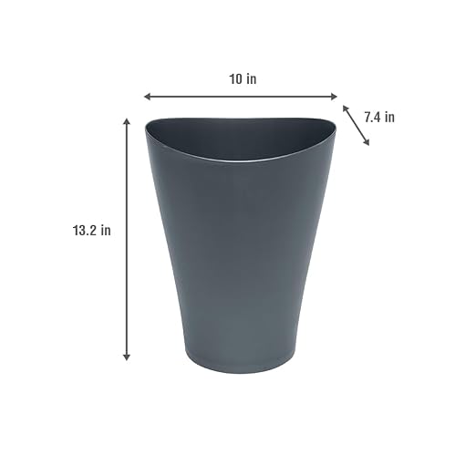 Rubbermaid Spa Works Vanity Wastebasket, Home/Bathroom/Office Use, Small 2.25 - Image 3