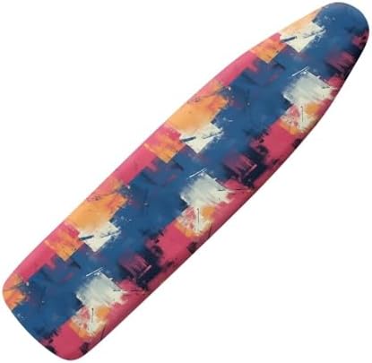 Abstract Pigment Contrast Steam Ironing Board Cover, Modern Minimalist Home by Daulesho