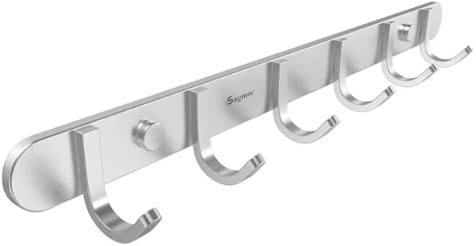 Wall Mounted Coat Hook Rack, 16-Inch by Sagmoc