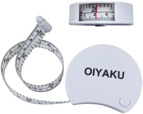 Body Measurement Tape Measure Fitness Tracking Tools Sewing Ruler 60" by Oiyaku