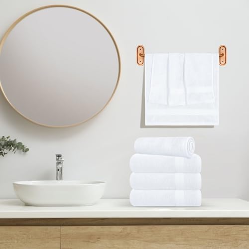 GLAMBURG Ultra Soft 6-Piece Hand Towel Set 16x28-100% Ringspun Cotton - Image 4