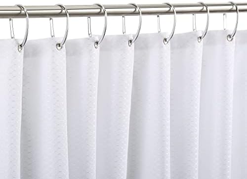 Silver Shower Curtain Rings, Rustproof Shower Curtain Hooks - Image 4