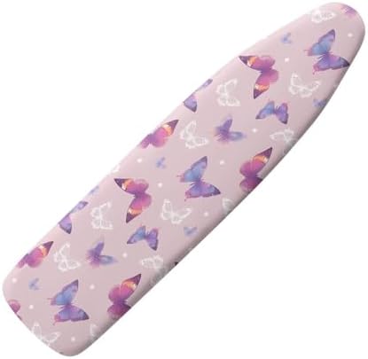 Butterfly Design Ironing Board Cover Soft Fabric Cover Heat-Reflective Scorch by Darisoco