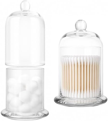 Qtip Holder Glass Apothecary Jars by rejomiik