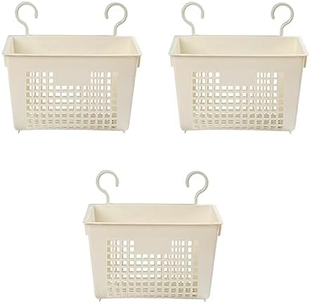 3PCS Plastic Hanging Baskets for Shower, Hanging Basket Organizer by Doitxue