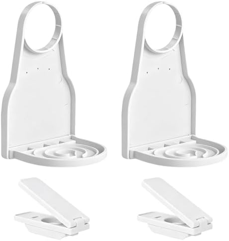 Haruyuki Laundry Liquid Soap Detergent Dispenser Cup Holder White 2 Pieces ABS by Unknown