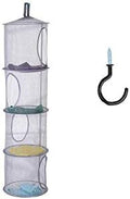 4 Tier Storage Organizer, 43 1/2 x12 Inch Hanging Mesh Storage Basket by Leoyoubei