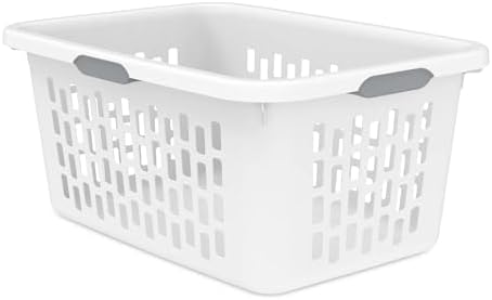 2-Bushel Plastic Laundry Hamper by Unknown