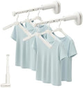 Portable Travel Clothes Drying Rack, Clamp-On No-Drill Hanger by Ecoterra+Home