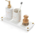 White Gold Dish Drying Rack Tray, Water Absorbing Stone Sink Caddy Kitchen Sink by Razborci