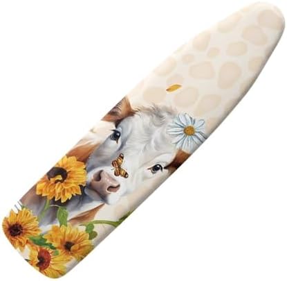 DISNIMO Sunflower Cow Ironing Board Cover and Pad-Ironing Board Cover by WelcometoDISNIMO