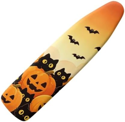 Bat Pumpkin Ironing Board Cover and Pad, Thick Scorch Resistant Padding Heavy by Oamsistay