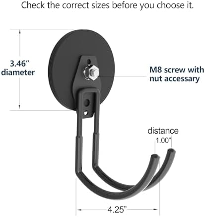 Heavy Duty Large Magnetic Hooks, Heavy Duty Magnets - Image 2
