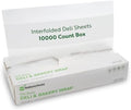 Restaurantware Plastic Food Wraps 10000 Pack of 10.75" x 12" Pre-Cut Clear by Restaurantware