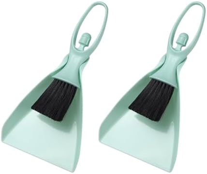 uxcell Mini Dustpan and Brush Set, Small Broom and Dustpan Set by uxcell