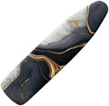 Black Gold Marble Ironing Board Cover Standard Size Iron Board Cover by KUIFORTI