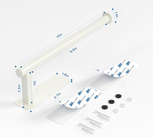 ASTOFLI Paper Towel Holder Under Cabinet No Drilling, Self Adhesive Paper Towel - Image 2