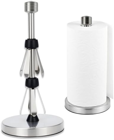 Stainless Steel Silver Paper Towel Holder Designed by WOOFWANG